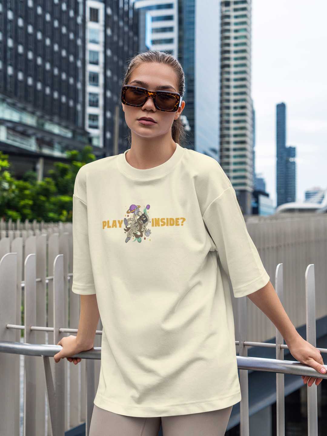 Play Inside Oversized Tee