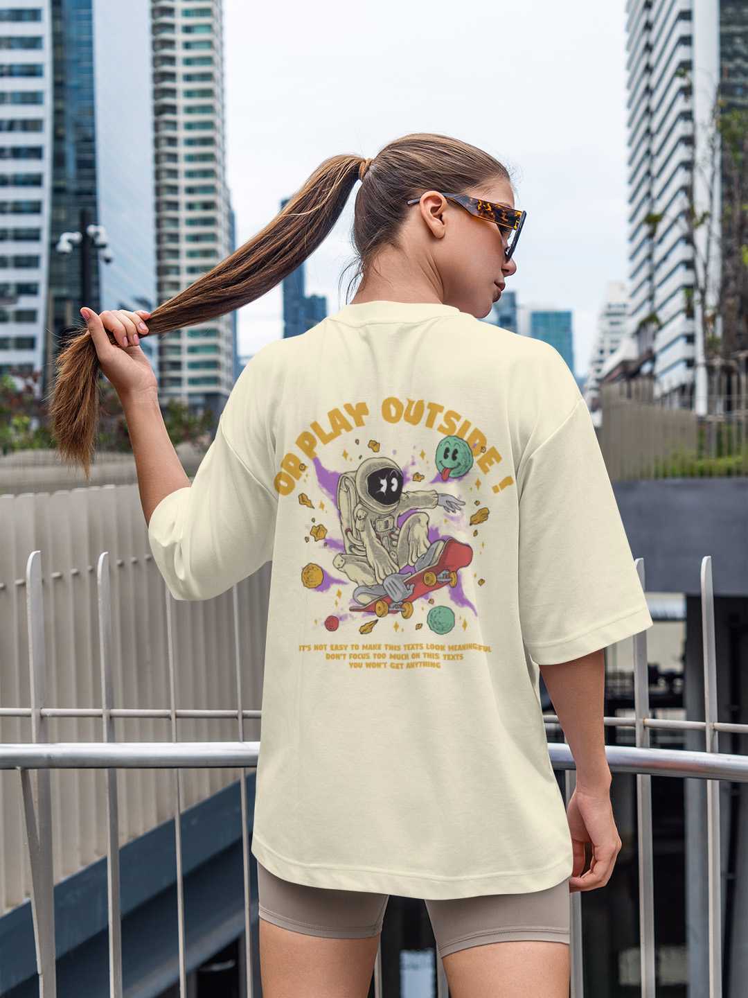 Play Inside Oversized Tee