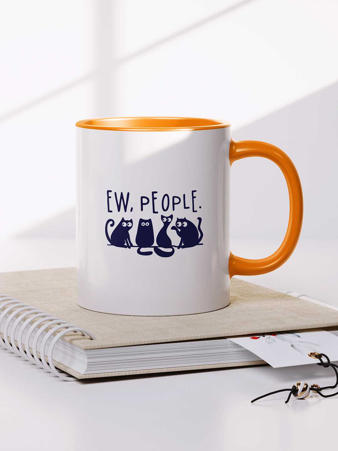 Ew People Graphic Printed Ceramic Mug