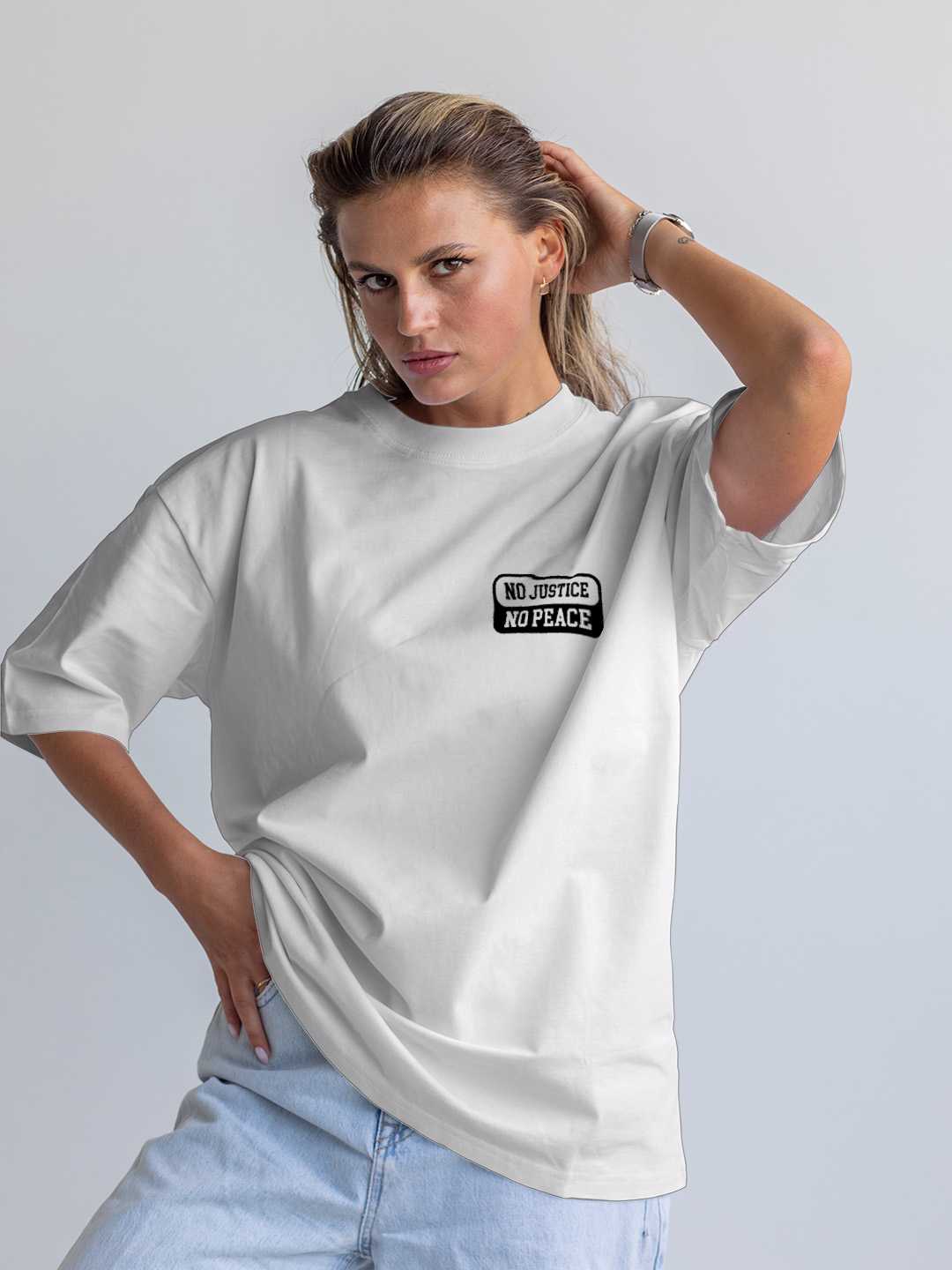 No Justice No Peace Oversized Tee
