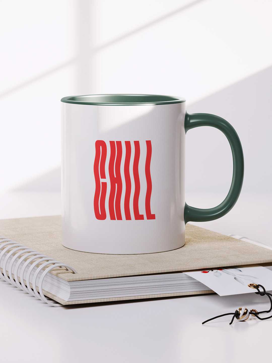CHILL Graphic Printed Ceramic Mug