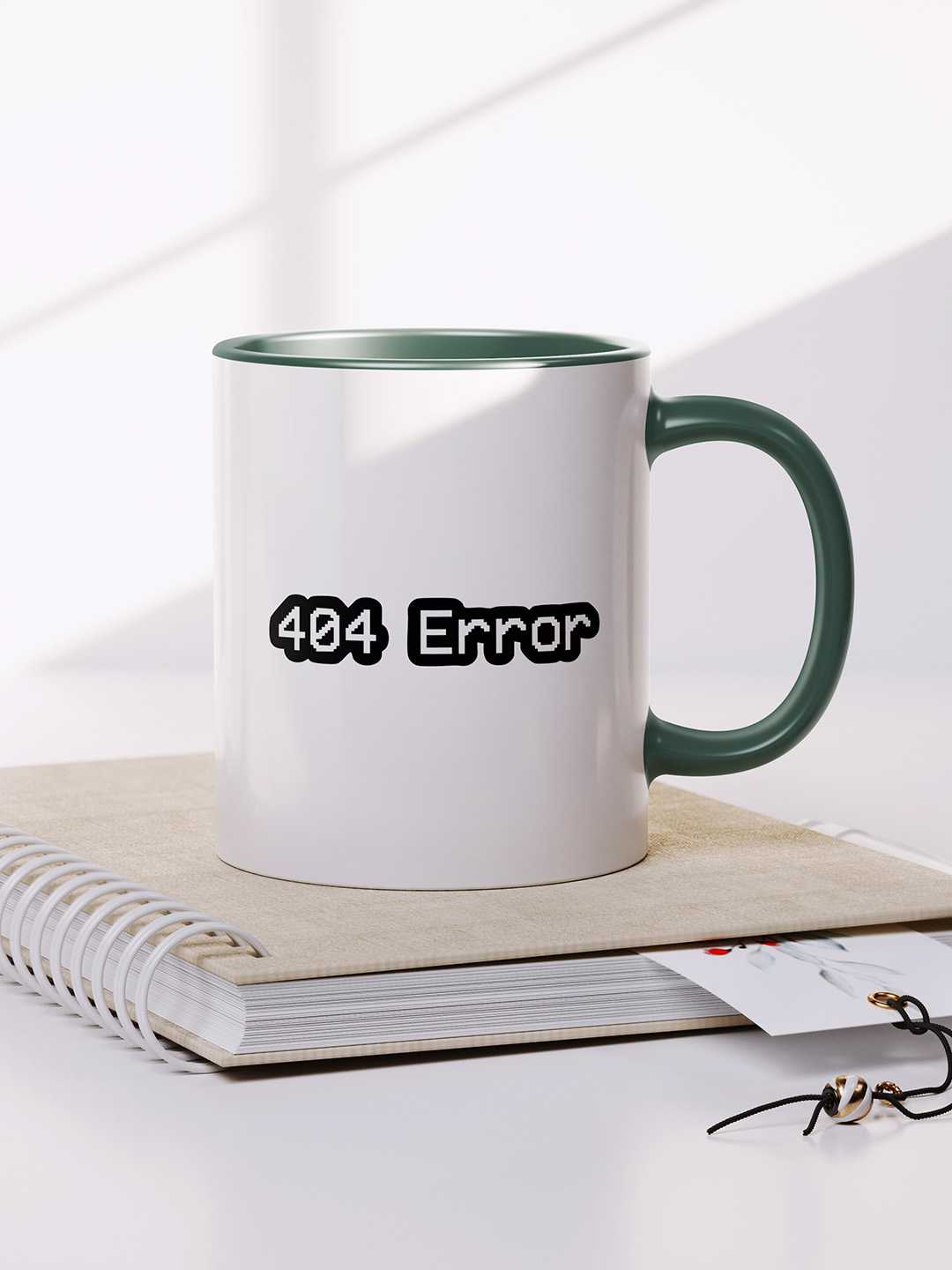 ERROR 404 Graphic Printed Ceramic Mug