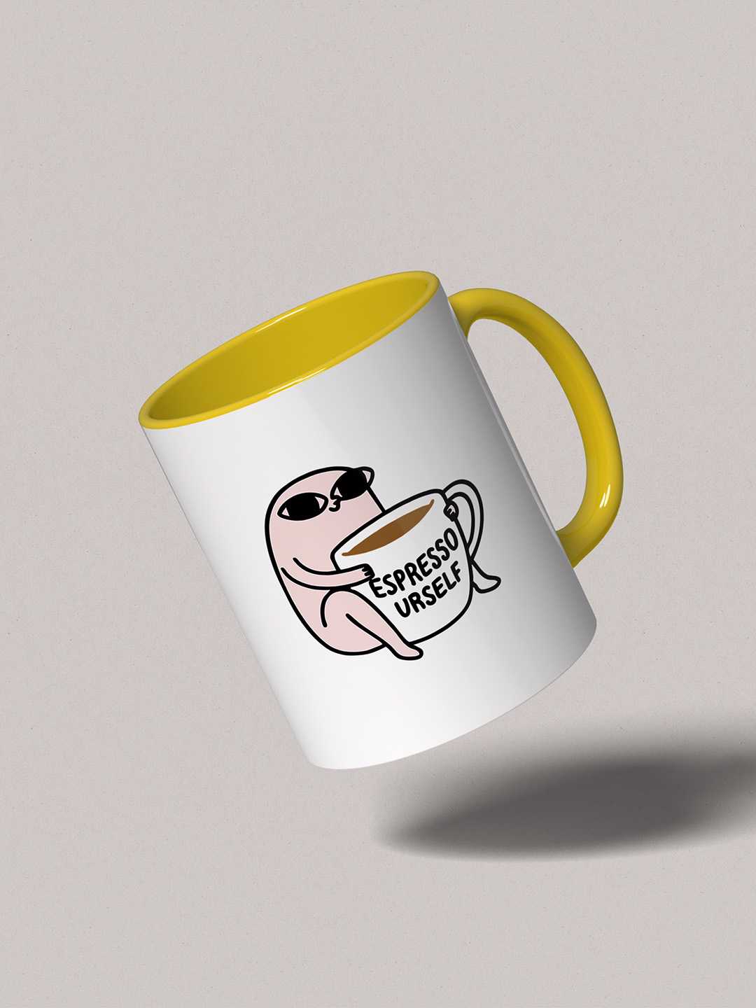 Espresso Urself Graphic Printed Ceramic Mug