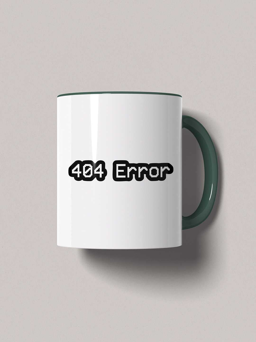ERROR 404 Graphic Printed Ceramic Mug