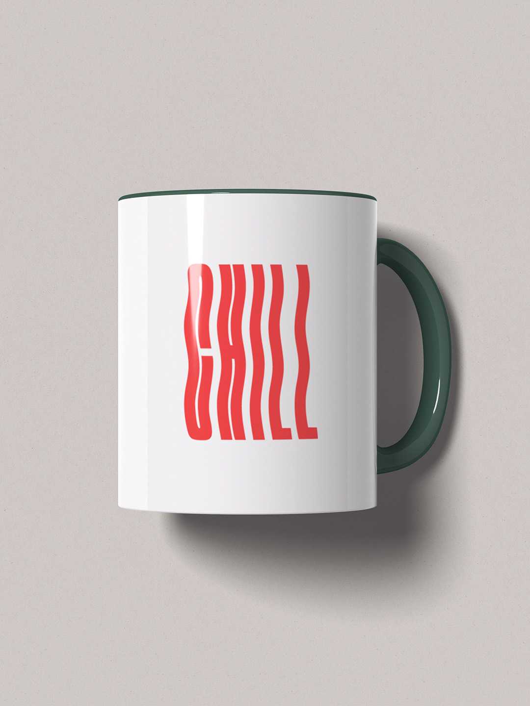 CHILL Graphic Printed Ceramic Mug