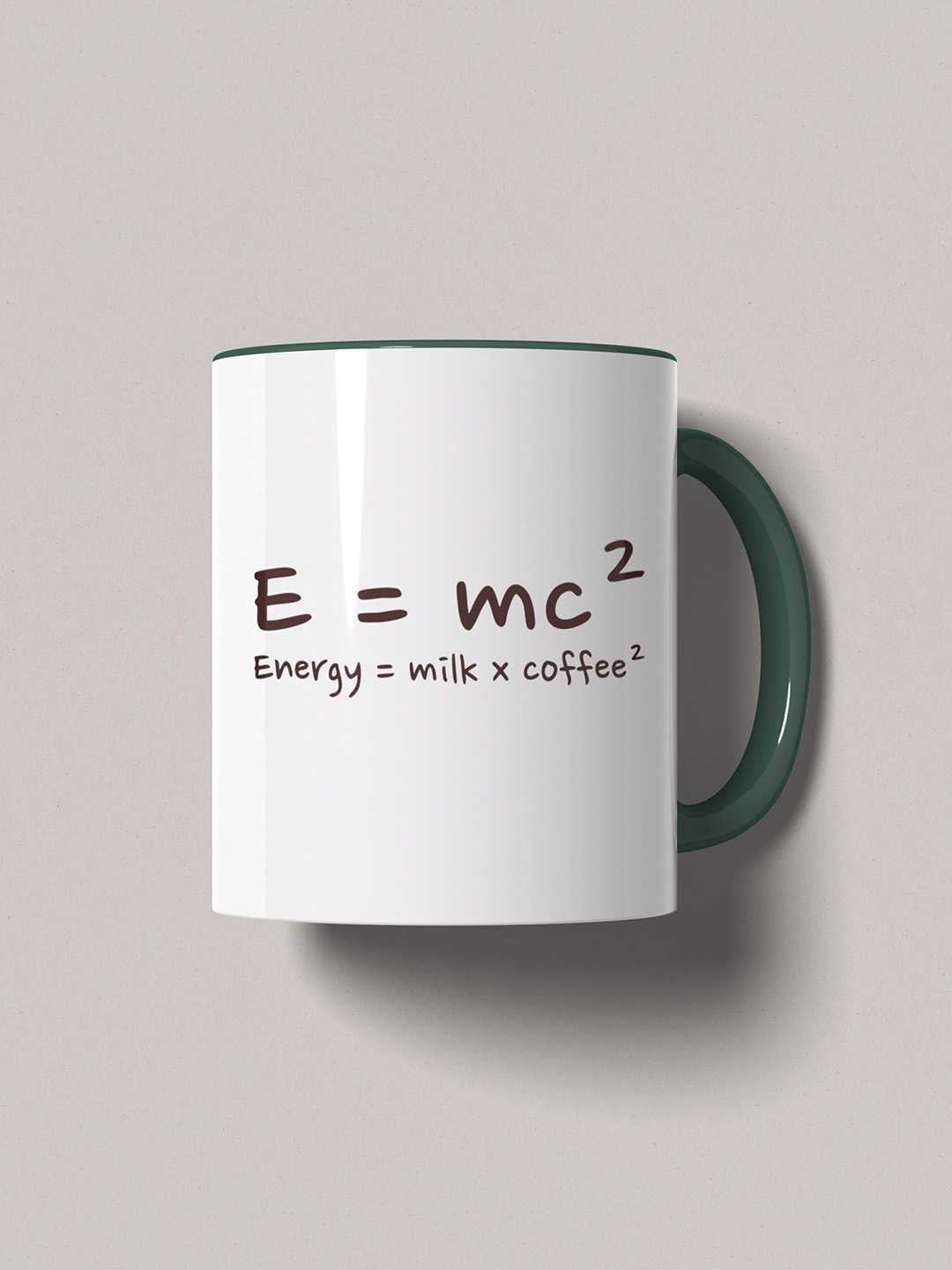 E=MC2 Graphic Printed Ceramic Mug