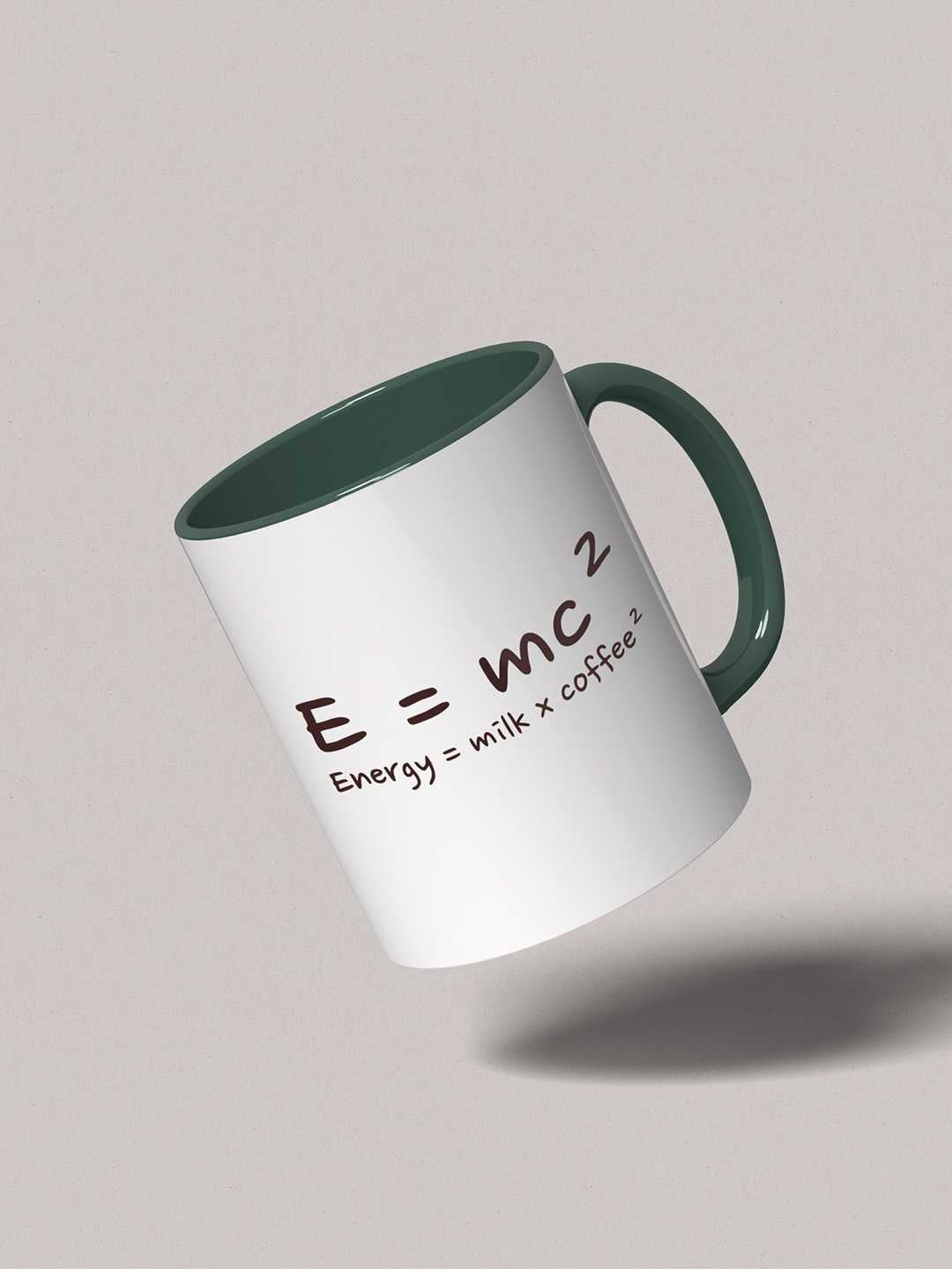 E=MC2 Graphic Printed Ceramic Mug
