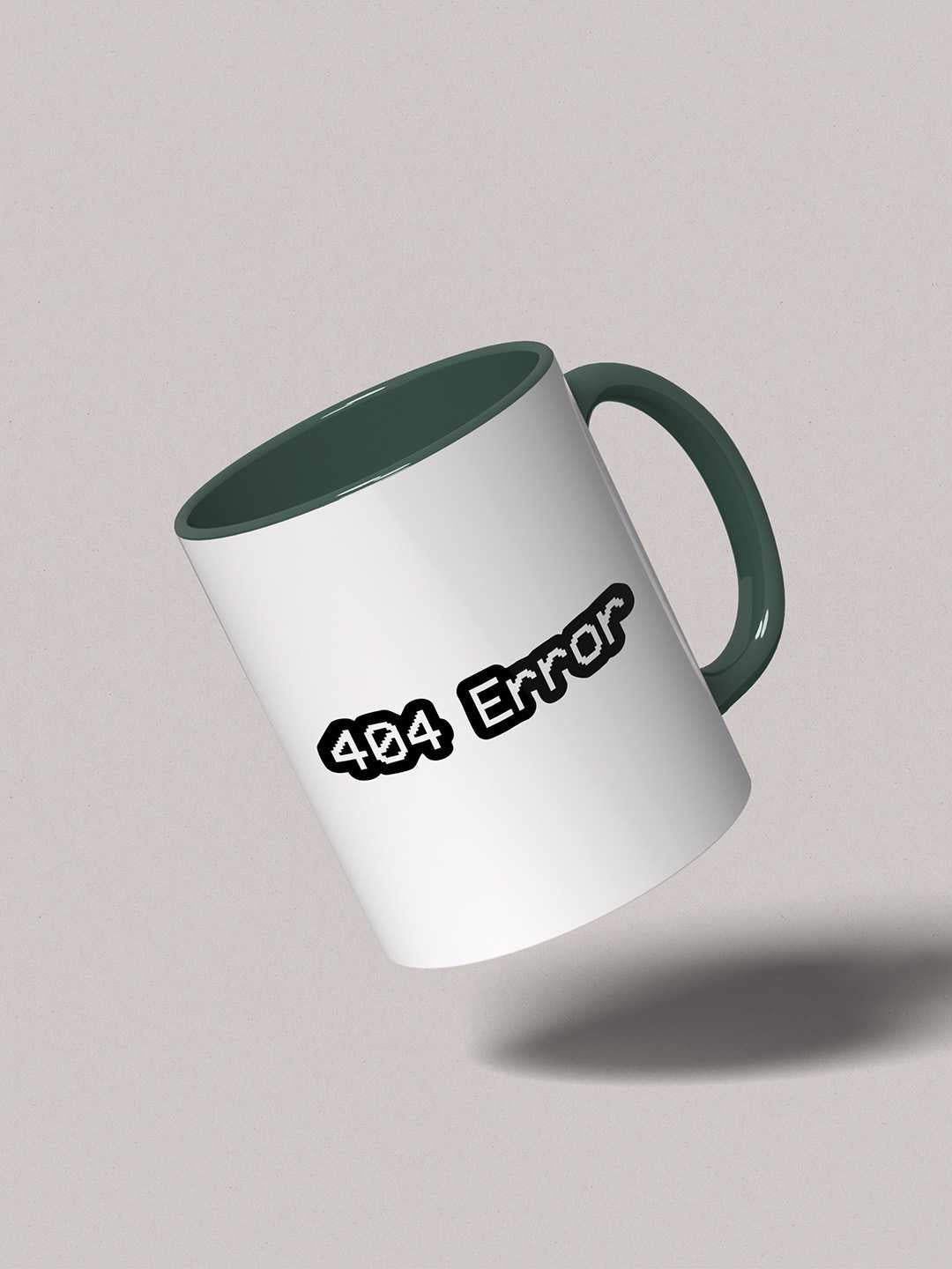 ERROR 404 Graphic Printed Ceramic Mug
