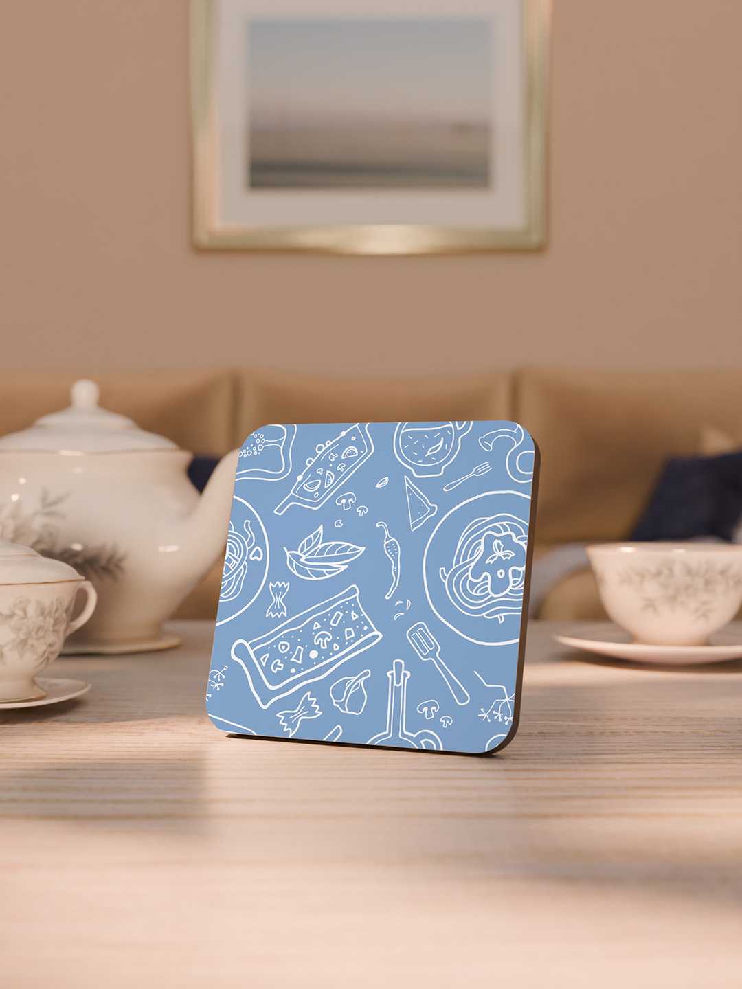 Whimsy Kitchen Graphic Coasters - Pack of 6