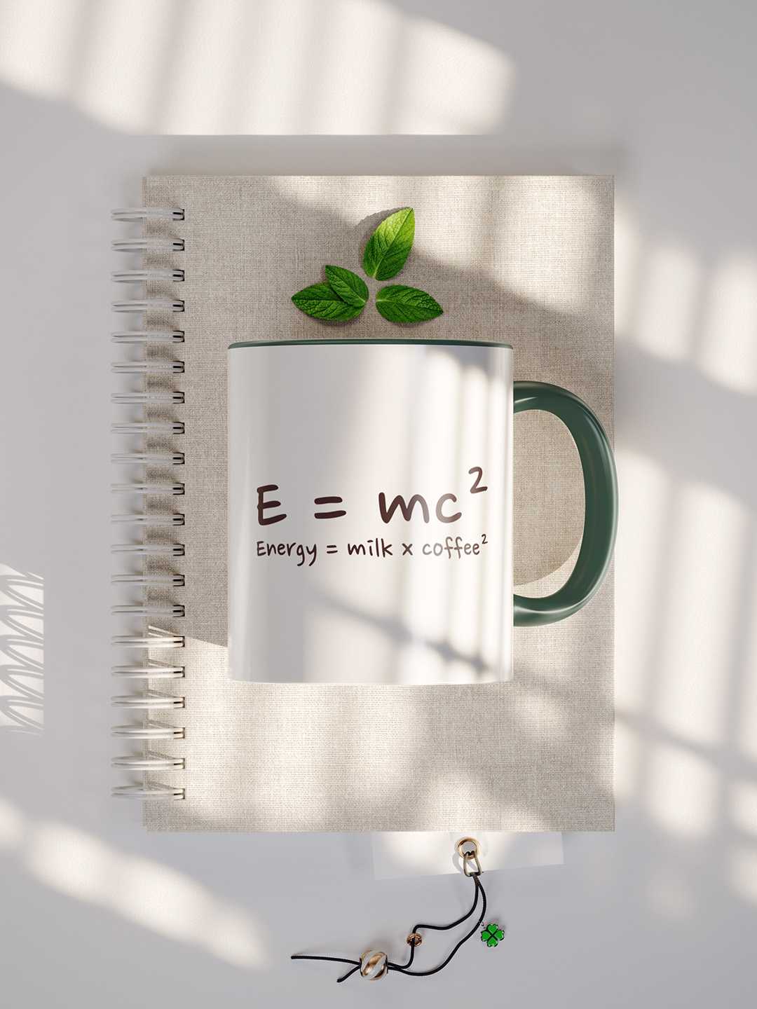 E=MC2 Graphic Printed Ceramic Mug
