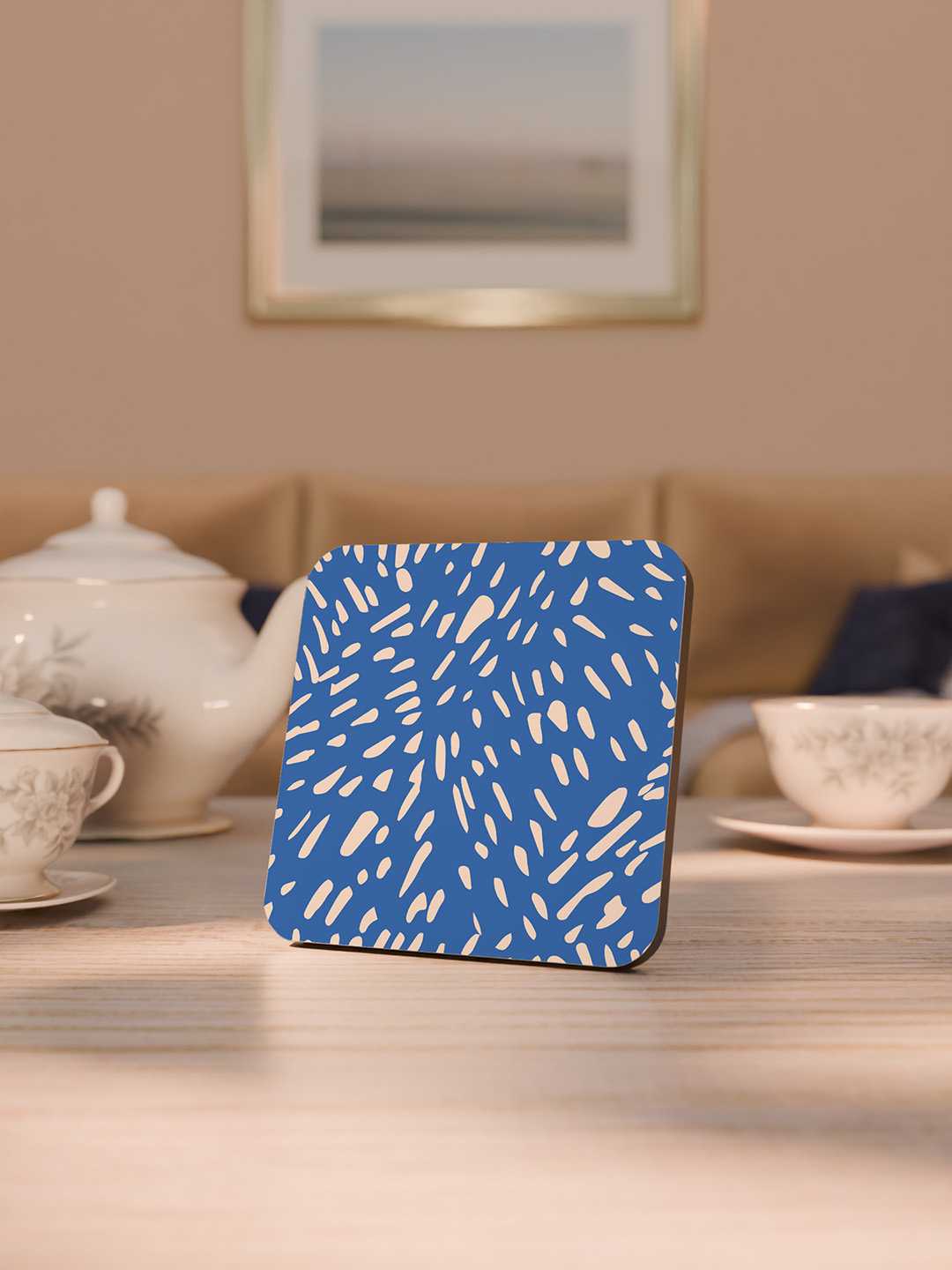 Doodle Pop Pattern Graphic Coasters - Pack of 6