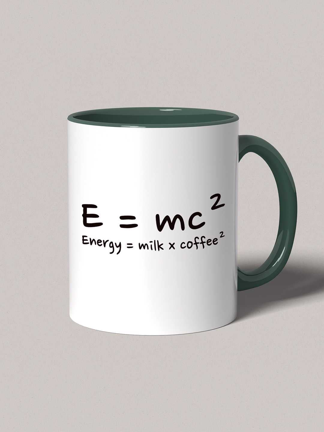 E=MC2 Graphic Printed Ceramic Mug
