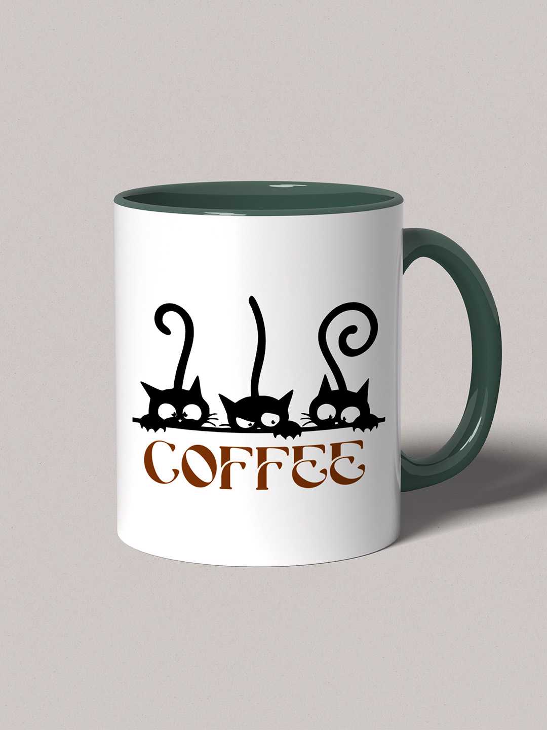 COFFEE CATS Graphic Printed Ceramic Mug
