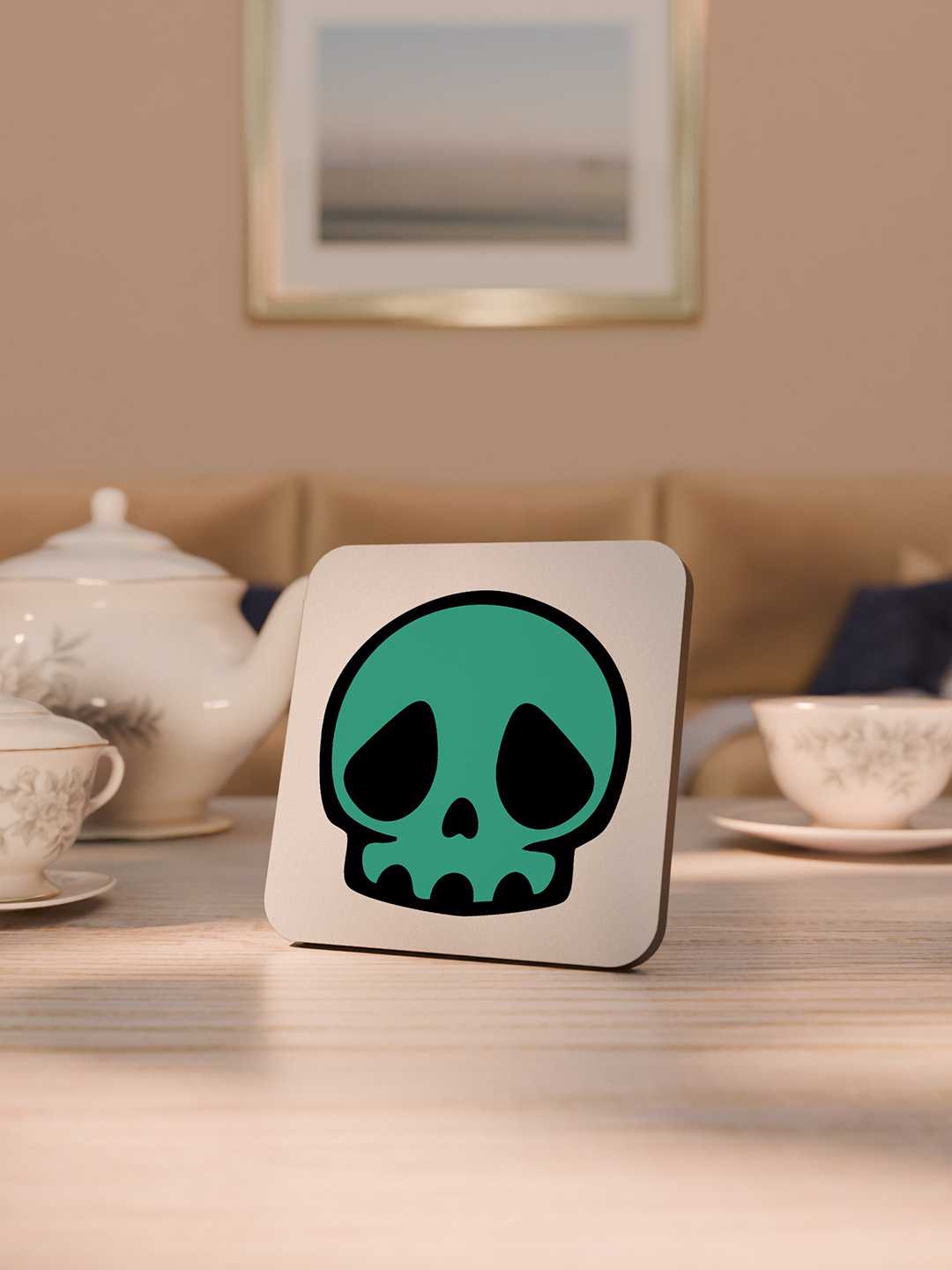 Skull Graphic Coasters - Pack of 6
