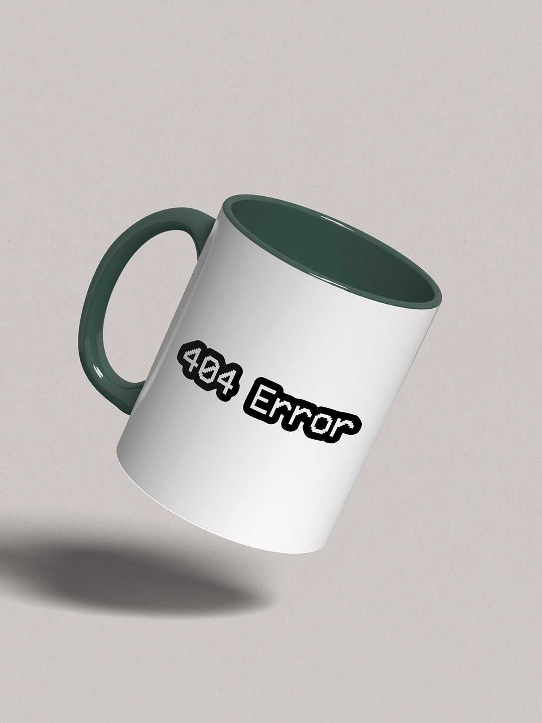 ERROR 404 Graphic Printed Ceramic Mug