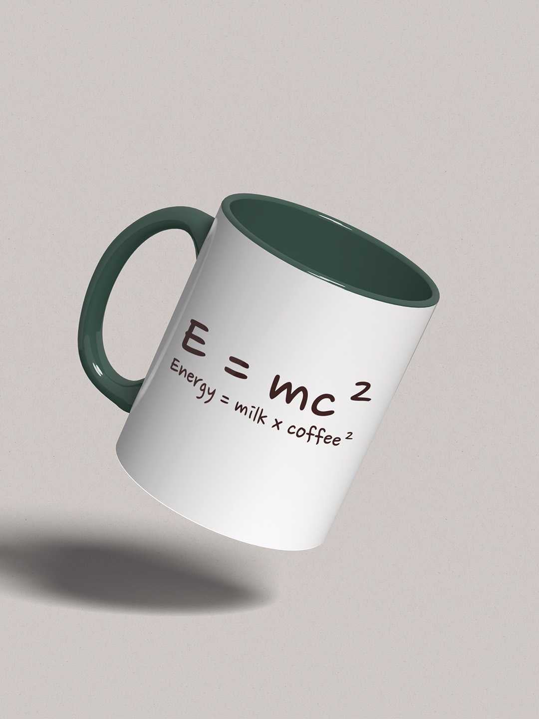 E=MC2 Graphic Printed Ceramic Mug