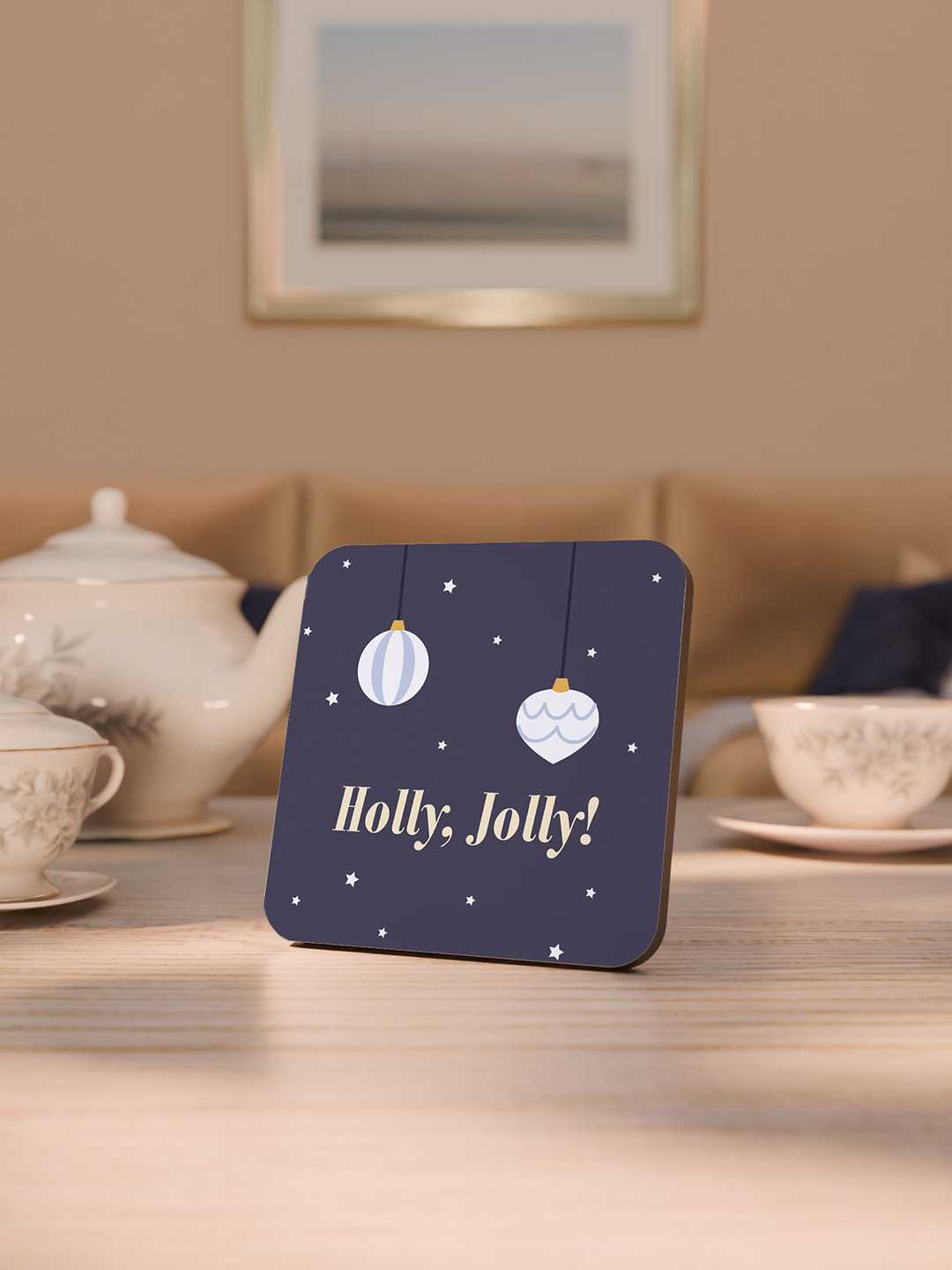 Christmas Graphic Coasters - Pack of 6