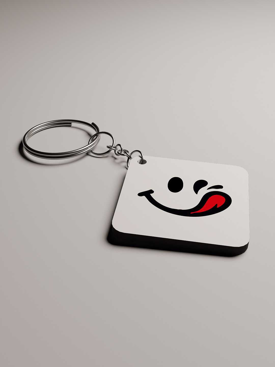 Delicious Smile Graphic Keychain