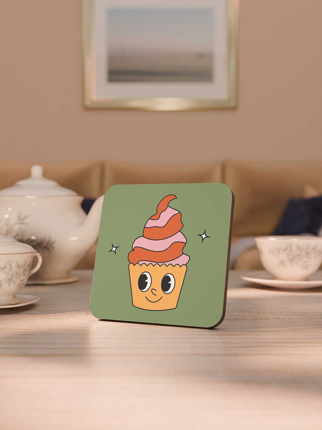 Love and Latte Graphic Coasters - Pack of 6