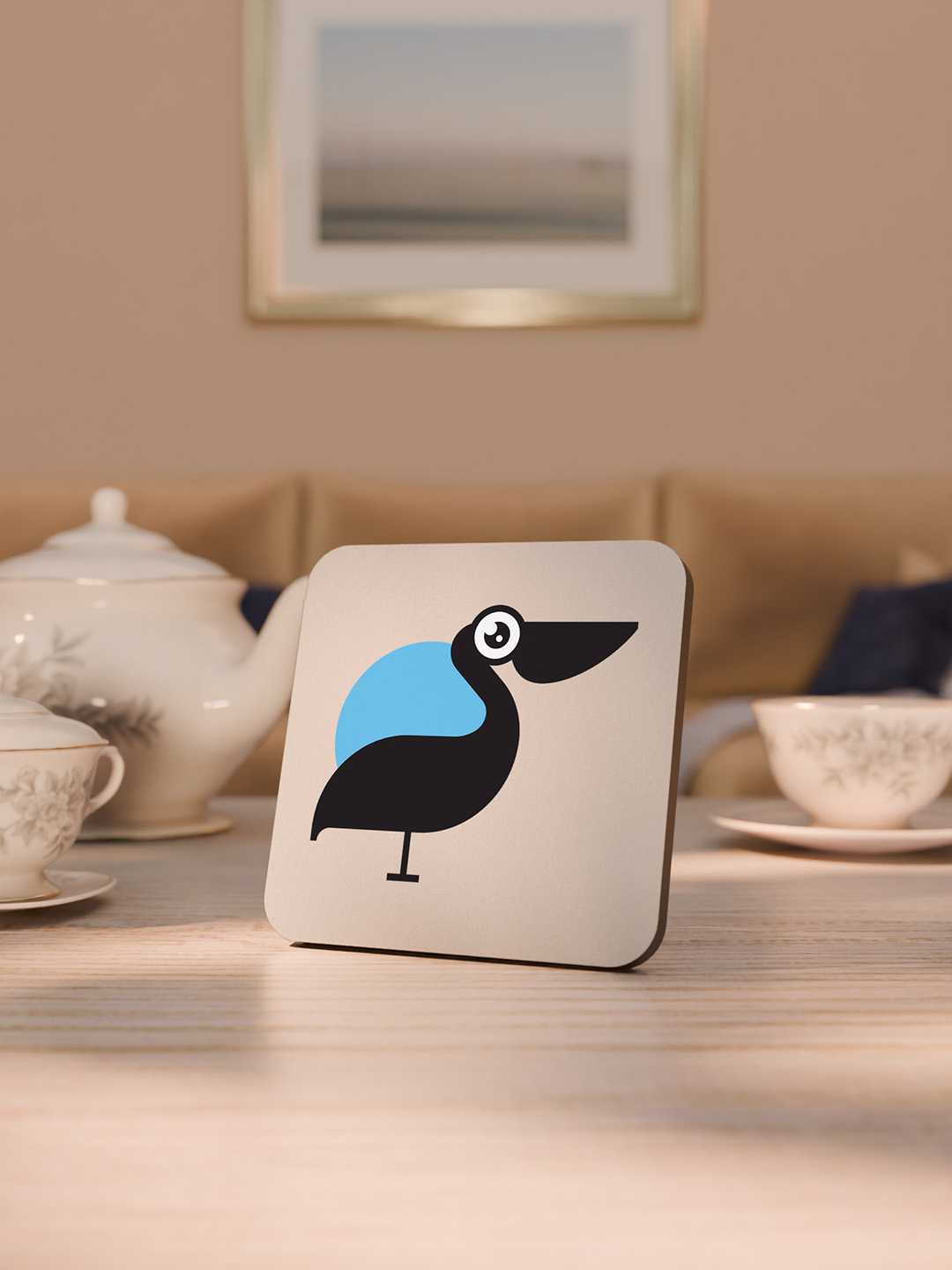 Birdy Nest Graphic Coasters - Pack of 6
