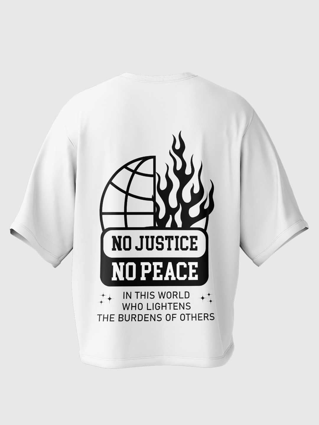 No Justice No Peace Oversized Tee