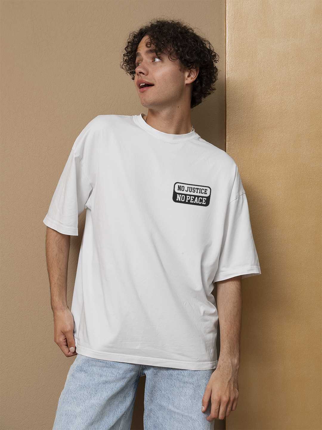 No Justice No Peace Oversized Tee