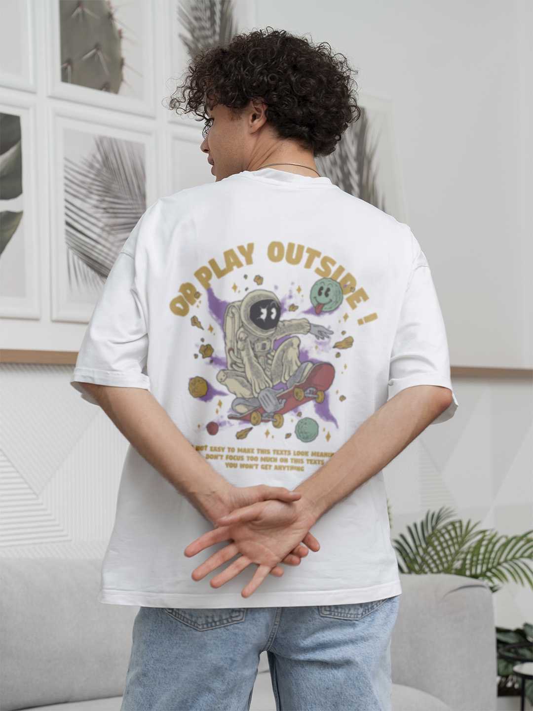 Play Inside Oversized Tee