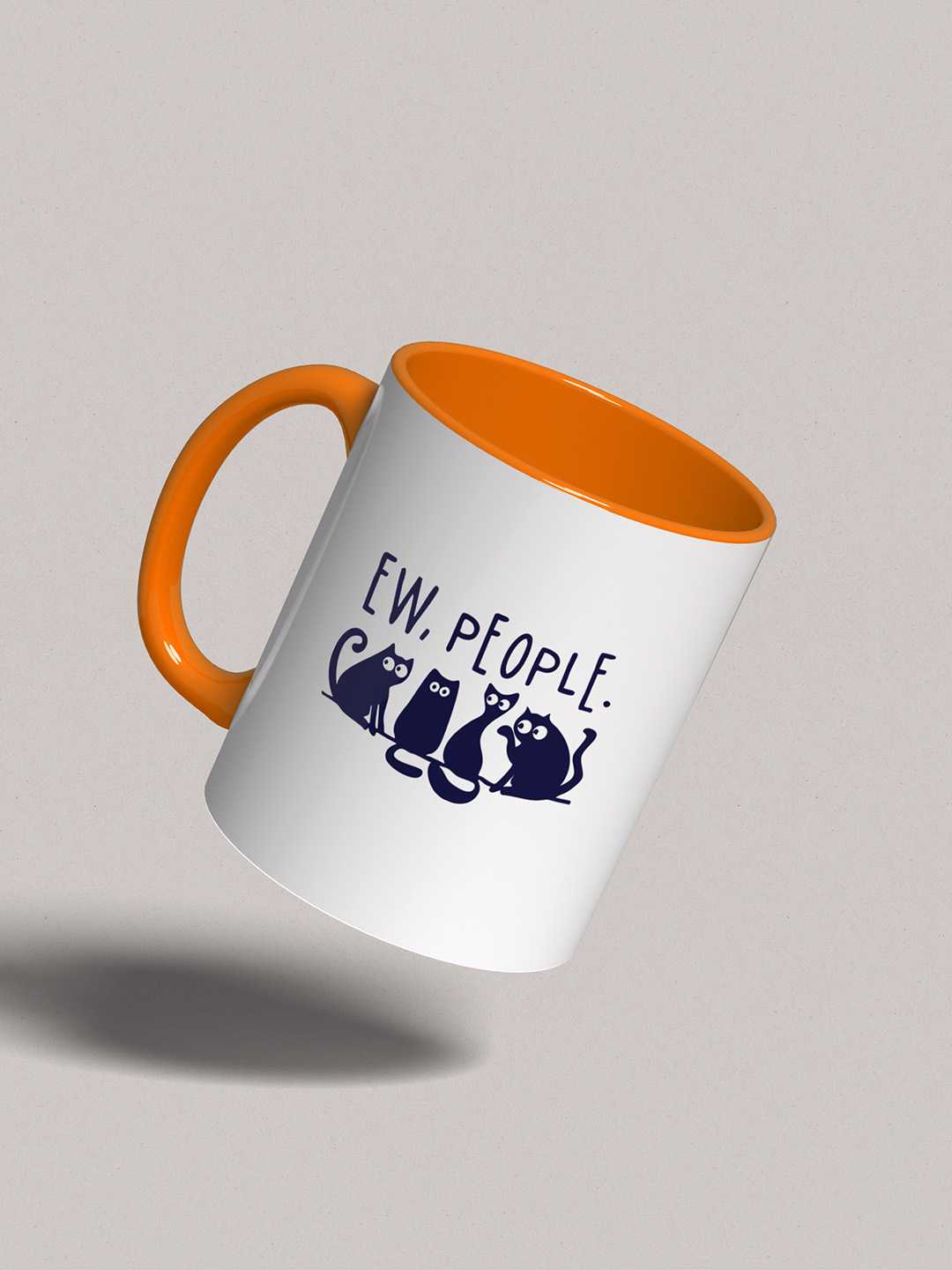 Ew People Graphic Printed Ceramic Mug
