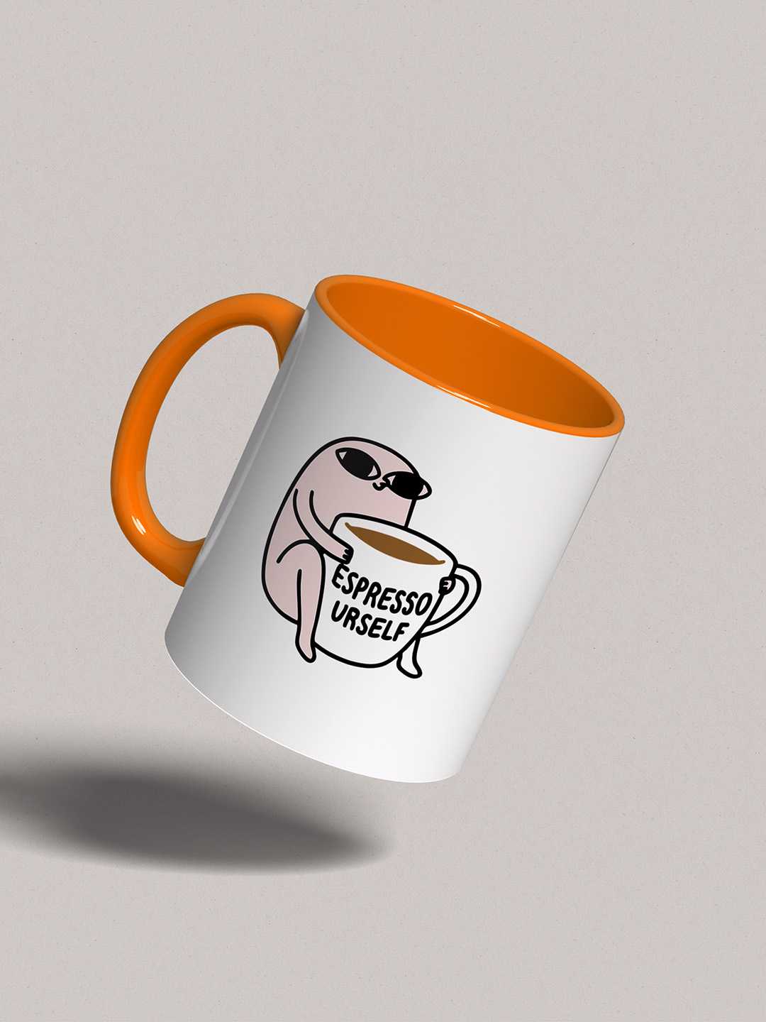 Espresso Urself Graphic Printed Ceramic Mug