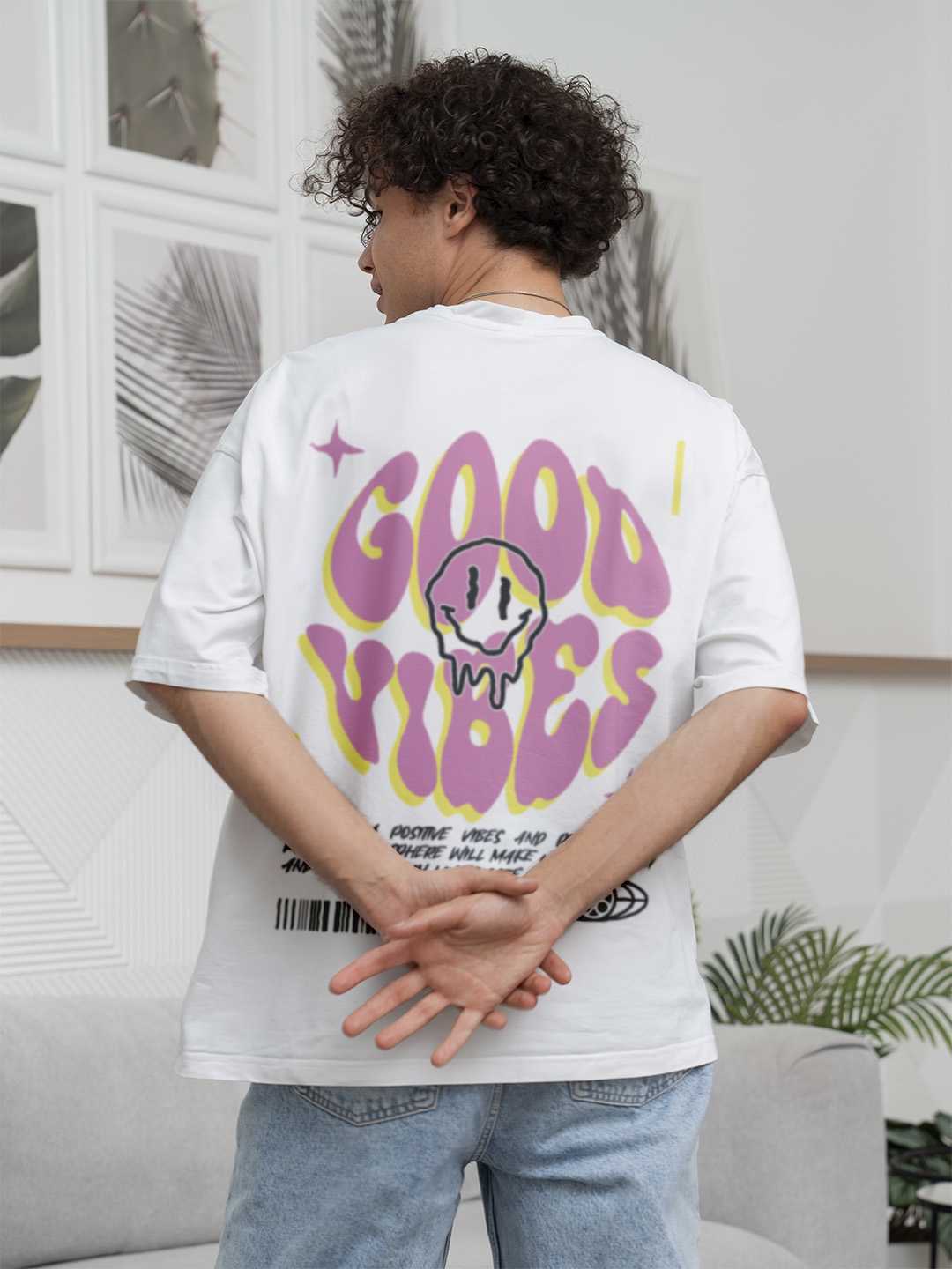 Good Vibes Oversized Tee