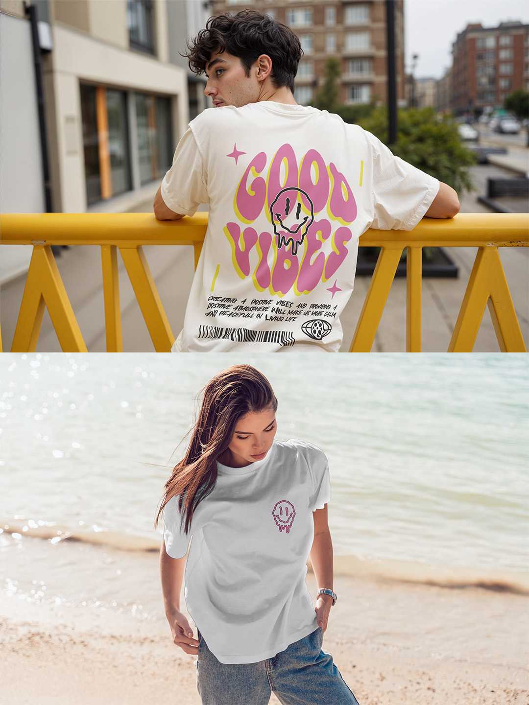 Good Vibes Oversized Tee