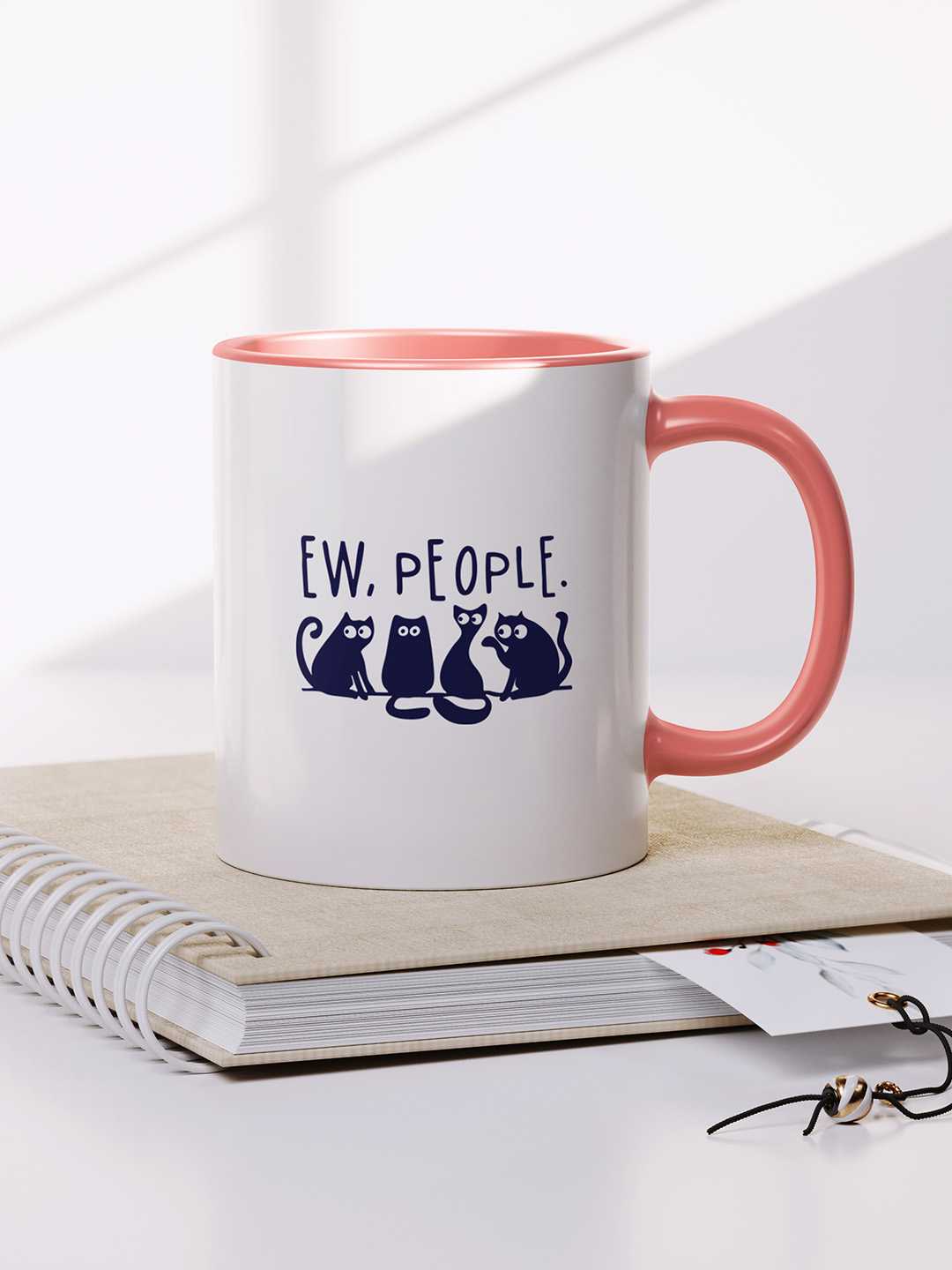 Ew People Graphic Printed Ceramic Mug