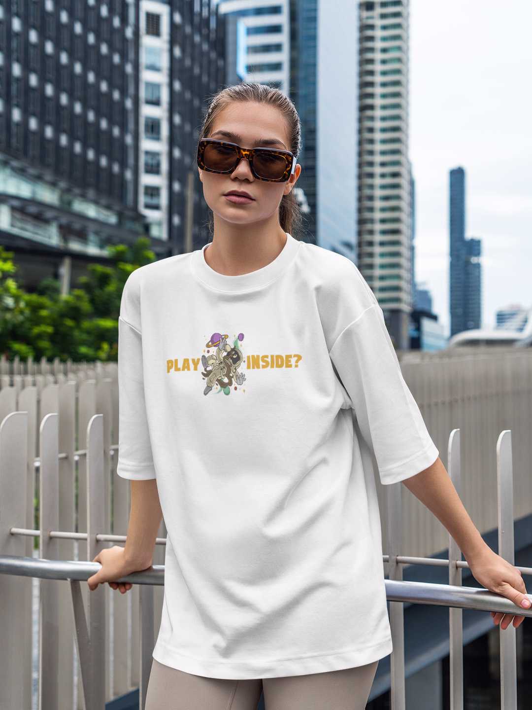 Play Inside Oversized Tee