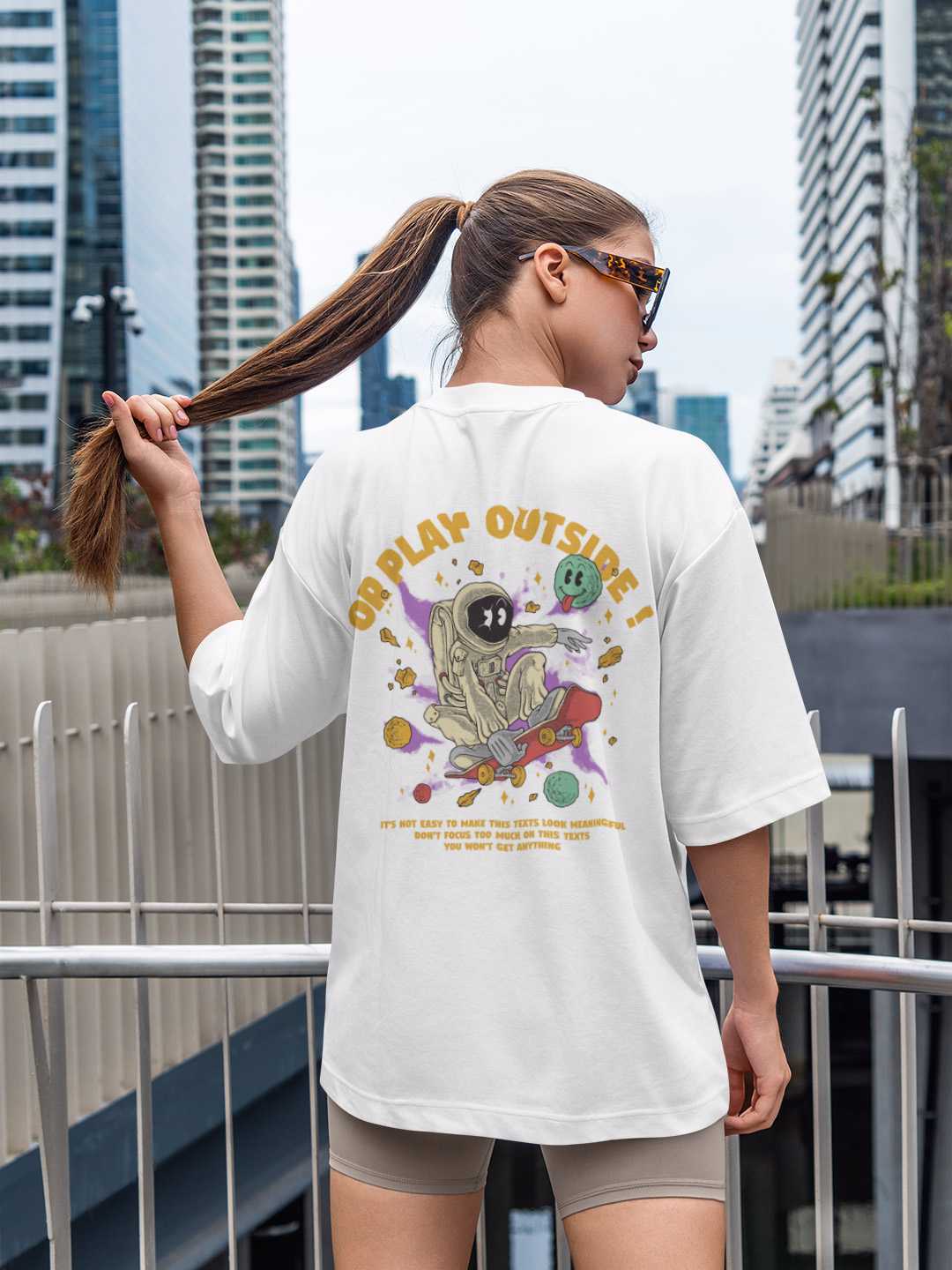 Play Inside Oversized Tee