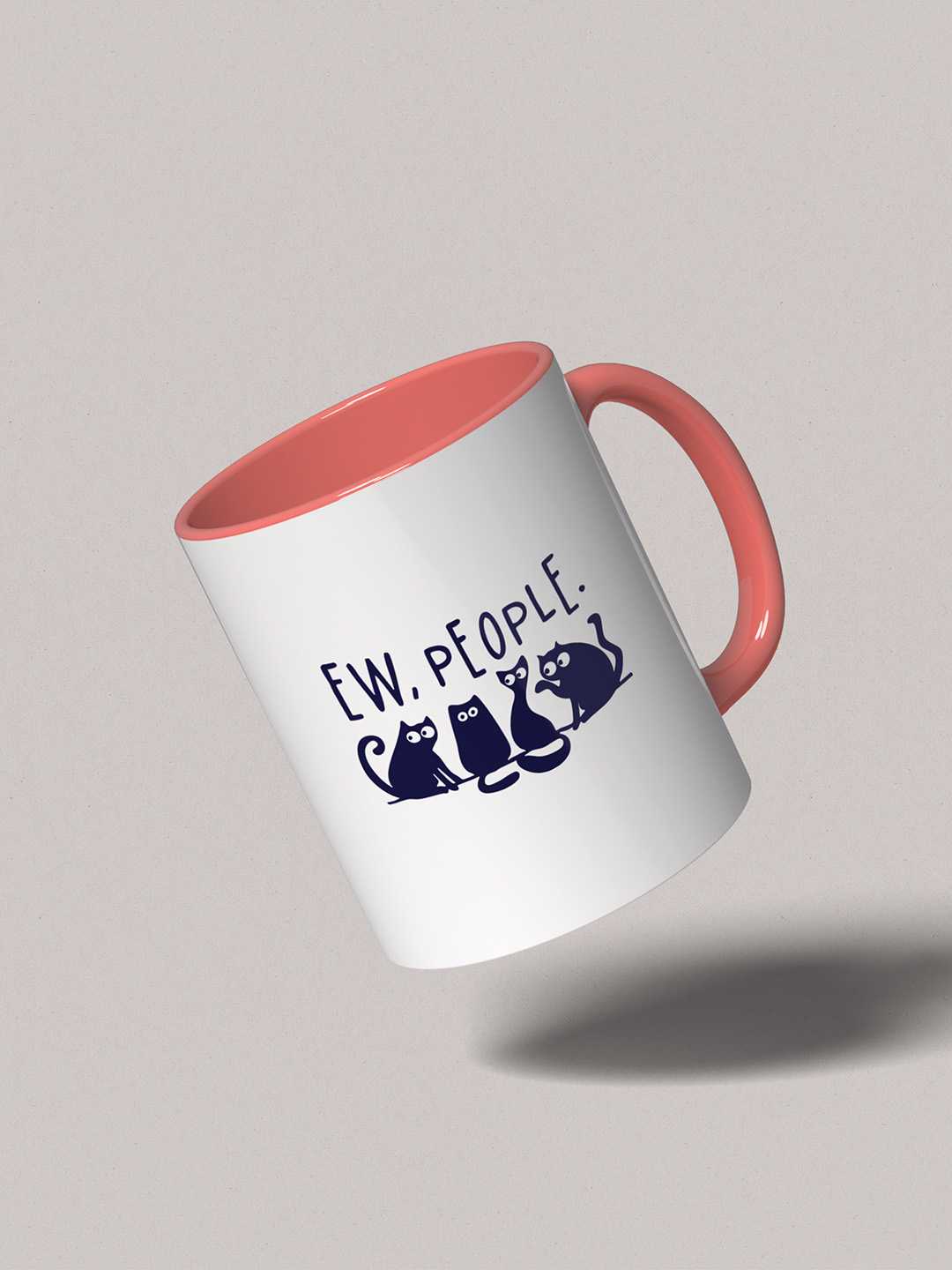Ew People Graphic Printed Ceramic Mug