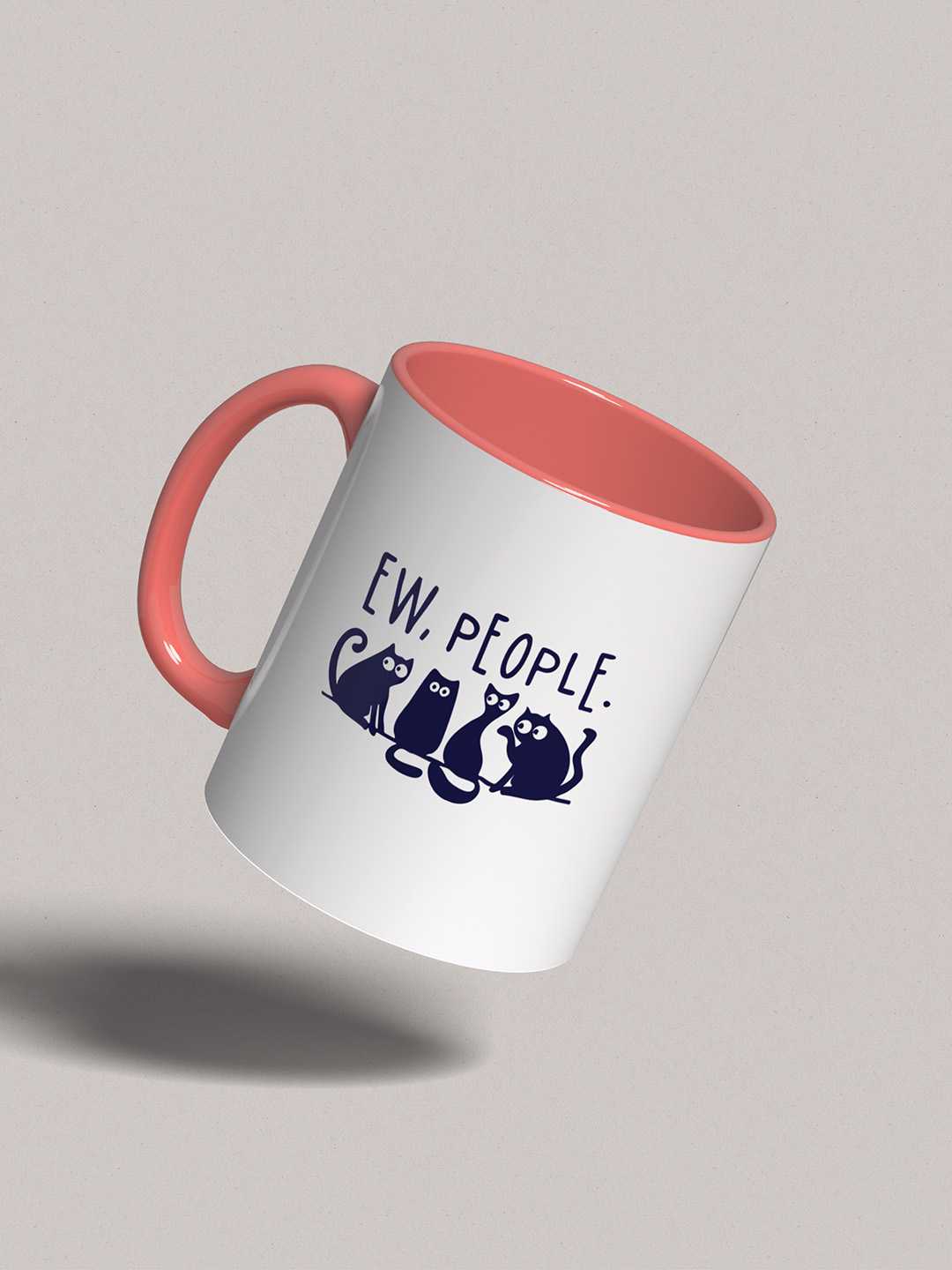 Ew People Graphic Printed Ceramic Mug