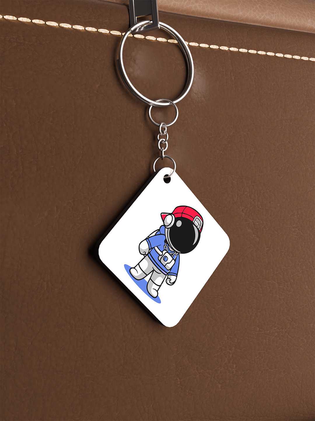 Astronaut Graphic Keychain