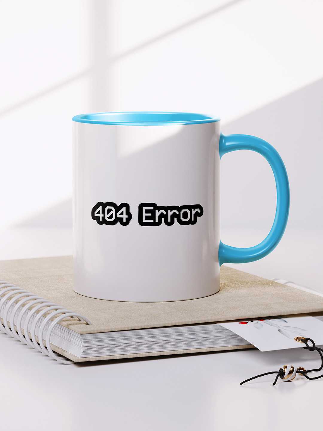 ERROR 404 Graphic Printed Ceramic Mug