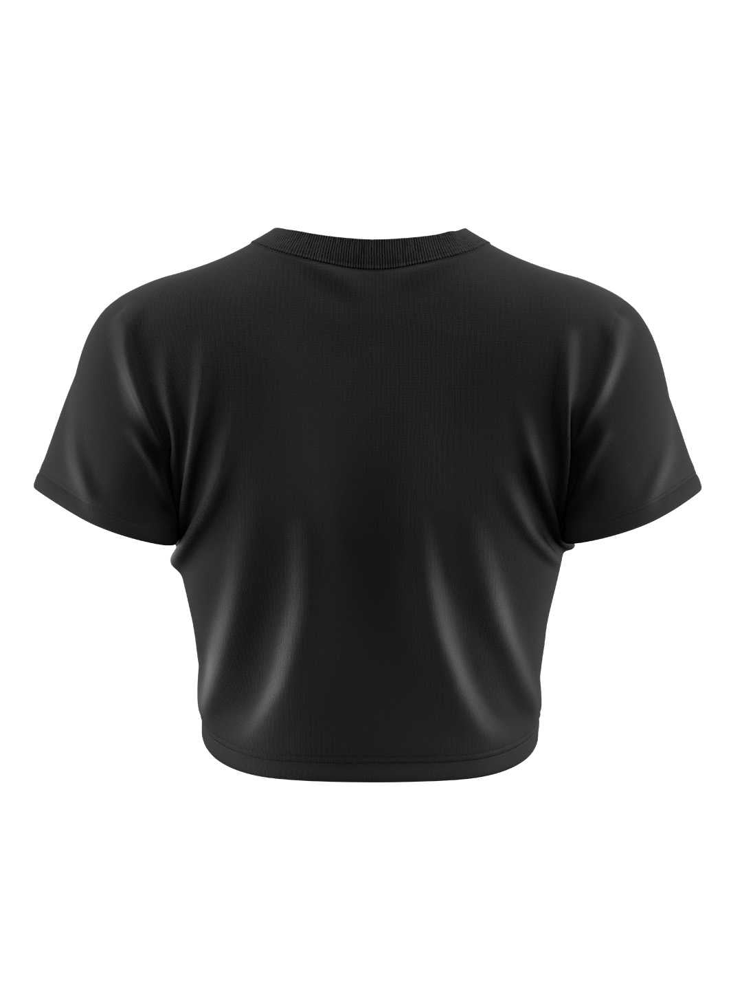 Black Solid Baby Tee