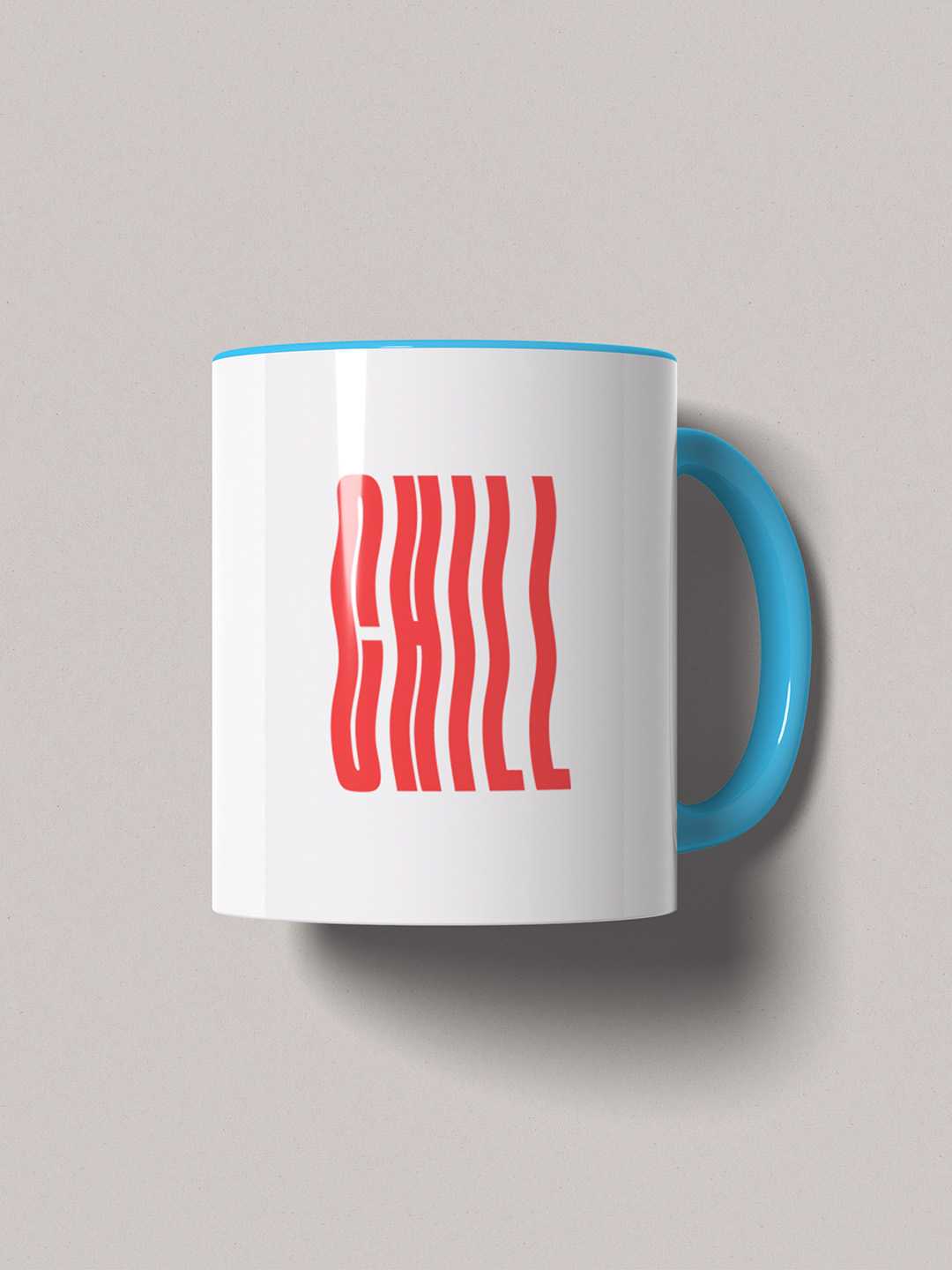 CHILL Graphic Printed Ceramic Mug