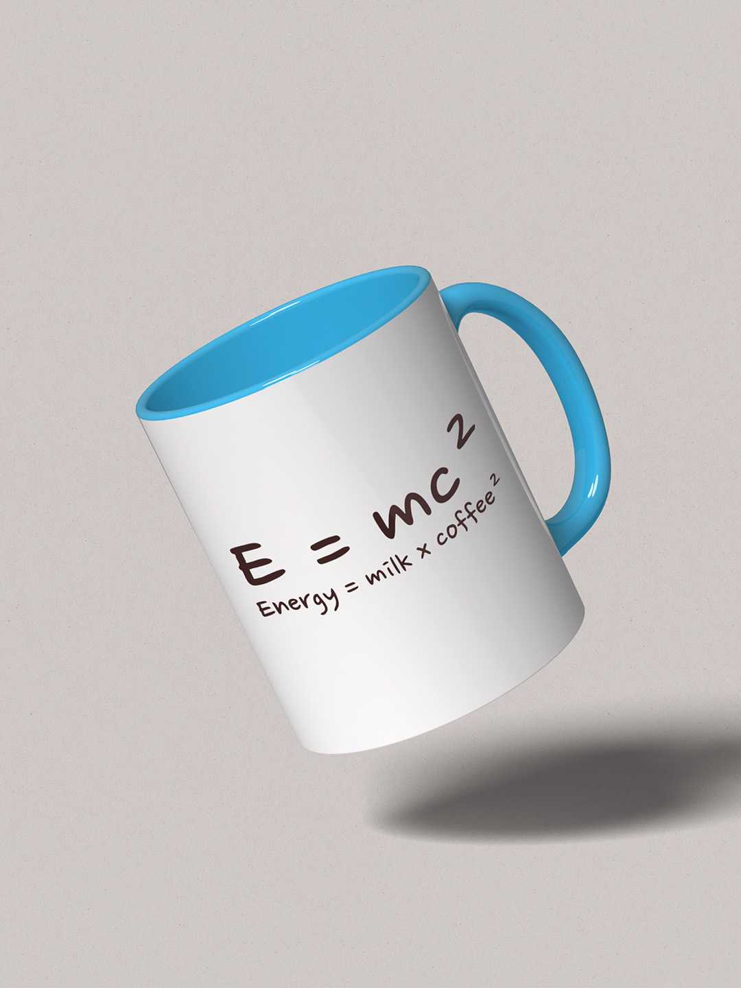 E=MC2 Graphic Printed Ceramic Mug