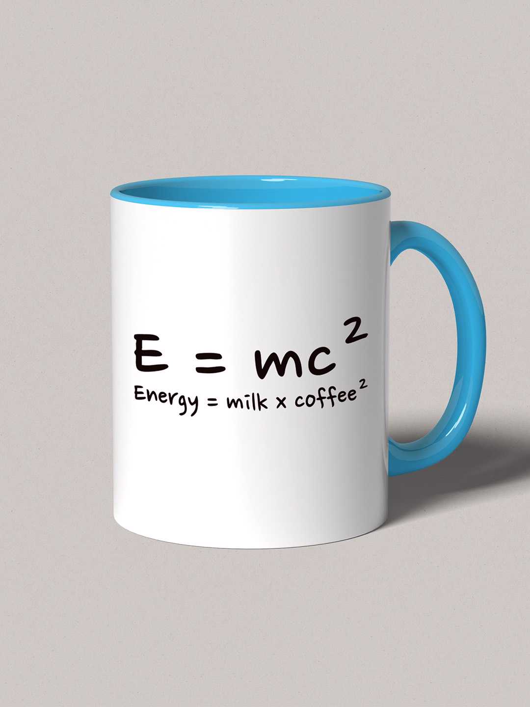 E=MC2 Graphic Printed Ceramic Mug
