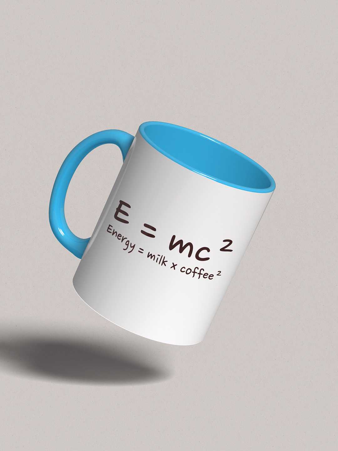 E=MC2 Graphic Printed Ceramic Mug