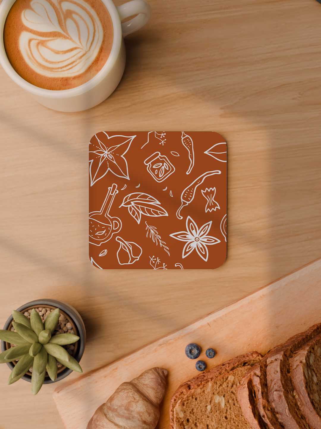 Whimsy Kitchen Graphic Coasters - Pack of 6