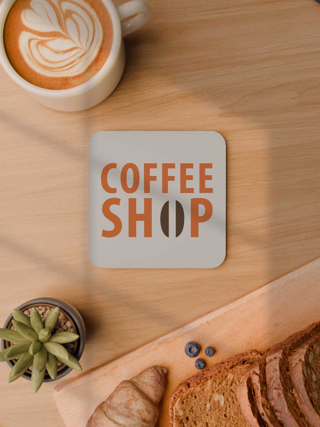 Tea & Coffee Graphic Coasters - Pack of 6