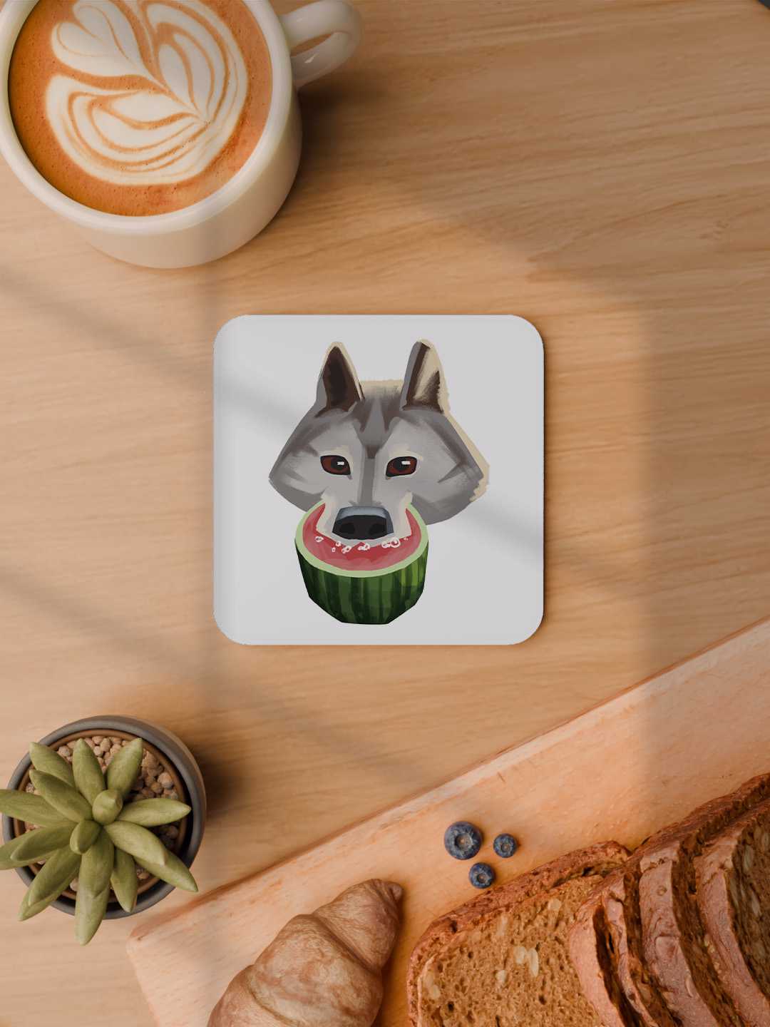 Anime Illustrations Graphic Coasters - Pack of 6