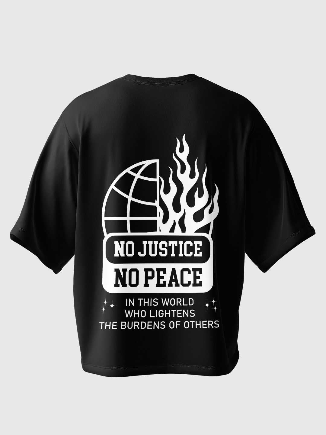 No Justice No Peace Oversized Tee