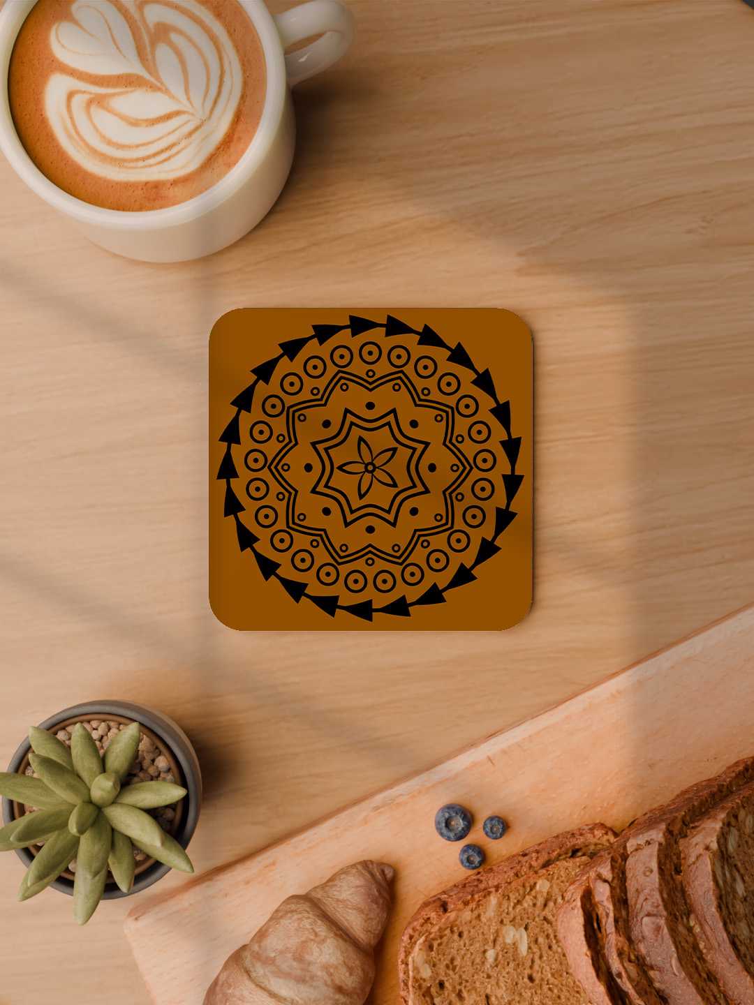 Ethnicity Pattern Graphic Coasters - Pack of 6