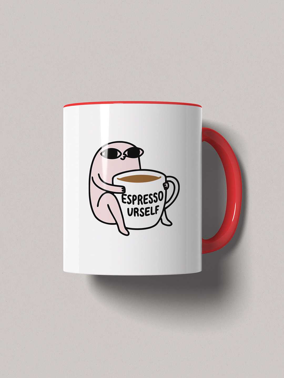 Espresso Urself Graphic Printed Ceramic Mug
