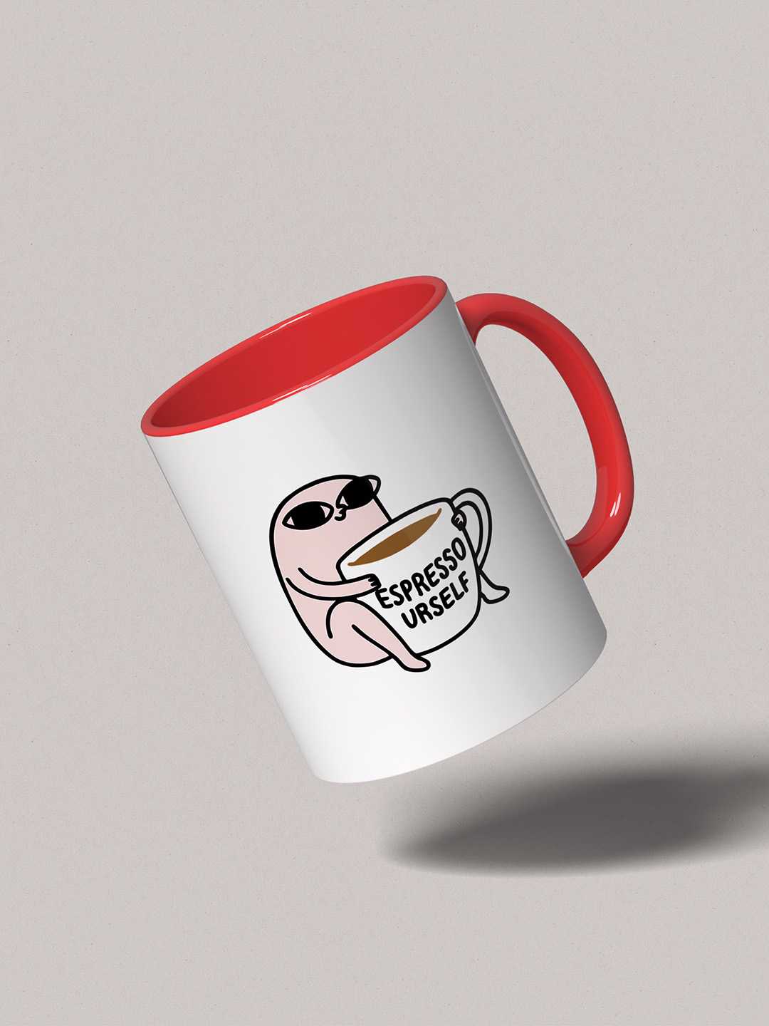 Espresso Urself Graphic Printed Ceramic Mug